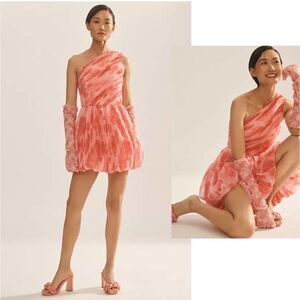 NWT Anthropologie Hutch One-Shoulder Floral Romper